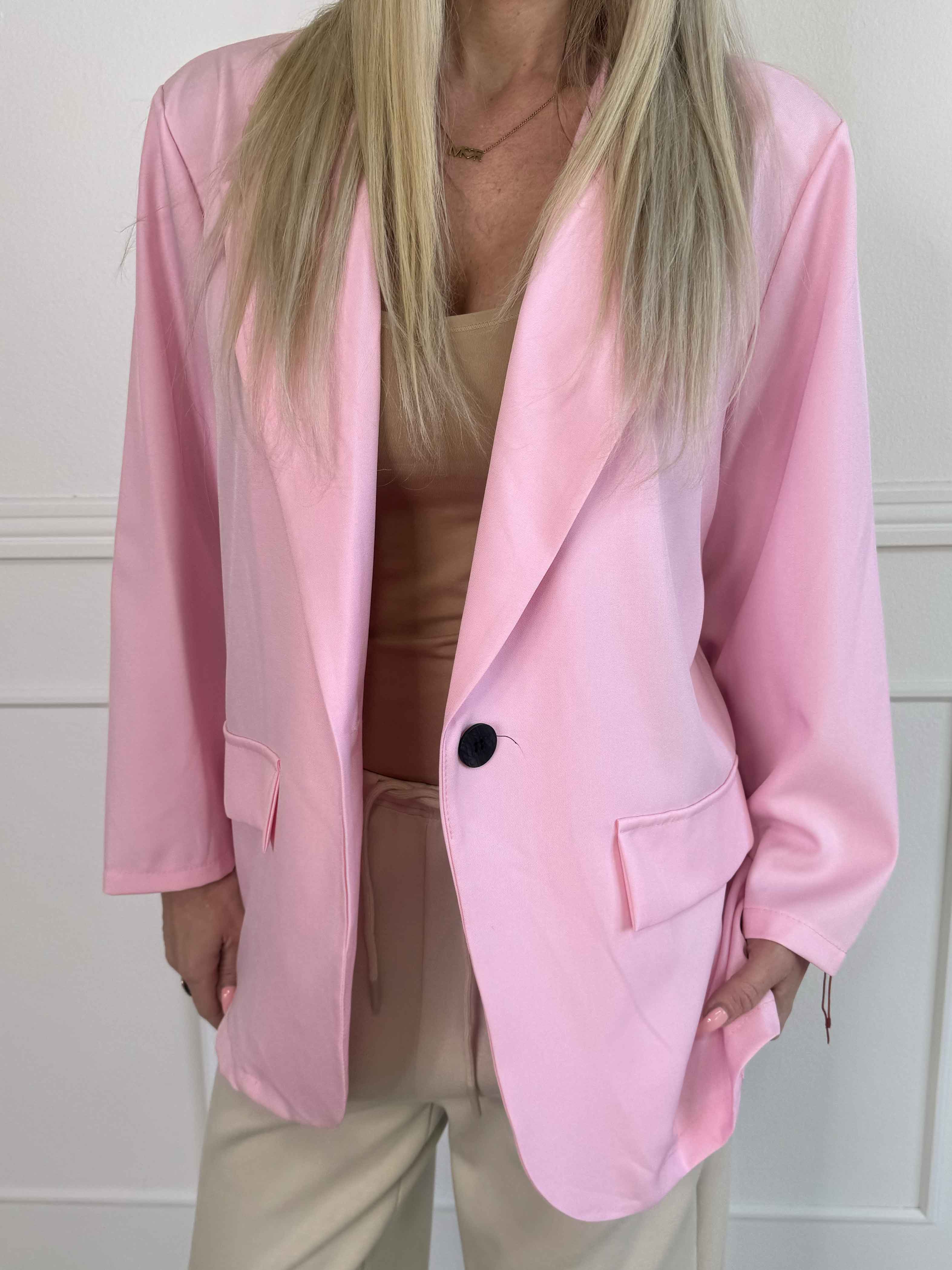 Lanthe Plain - Stilren ensfarvet blazer
